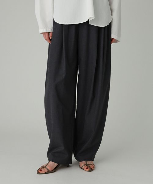 BABYLONE T/Wストレッチトロタックパンツ チャコールグレー 36インチ ウィメンズボトムス バビロン 497542 and ST アンドエスティ(旧ドットエスティ) BABYLONE T/Wストレッチトロタックパンツ チャコールグレー 36インチ ウィメンズボトムス バビロン 497542 and ST アンドエスティ(旧ドットエスティ)