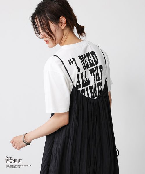 BABYLONE 【PEANUTS】<別注>プリントTシャツ ライトグレー FREE ウィメンズインナー_サブ バビロン 572395 and ST アンドエスティ(旧ドットエスティ) BABYLONE 【PEANUTS】<別注>プリントTシャツ ライトグレー FREE ウィメンズインナー_サブ バビロン 572395 and ST アンドエスティ(旧ドットエスティ)