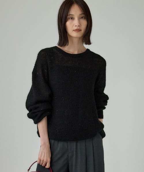 BABYLONE アゼアミモヘアシアーニット シルバー FREE ウィメンズインナー バビロン 579912 and ST アンドエスティ(旧ドットエスティ) BABYLONE アゼアミモヘアシアーニット シルバー FREE ウィメンズインナー バビロン 579912 and ST アンドエスティ(旧ドットエスティ)