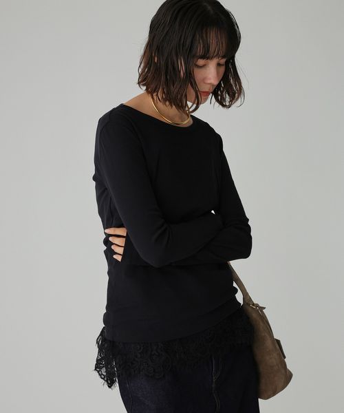 BABYLONE シアーフライスプルオーバー シルバー FREE ウィメンズインナー バビロン 608395 and ST アンドエスティ(旧ドットエスティ) BABYLONE シアーフライスプルオーバー シルバー FREE ウィメンズインナー バビロン 608395 and ST アンドエスティ(旧ドットエスティ)