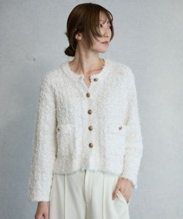先行予約】ツイードニットジャケット | [公式]バビロン（BABYLONE）通販
