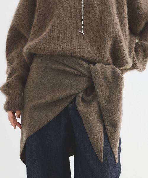 ウールカシミヤ 三角ストール