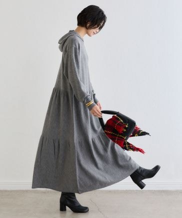 先行予約】ティアードニットワンピース / ハンドウォッシャブル【WEB