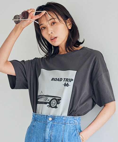 【WEB限定サイズL】CARプリントTシャツ