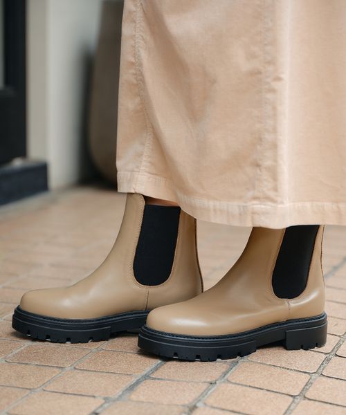 【HUNTER BOOTS】オリジナル ストームストライプチェルシーレインブーツサイズUK8