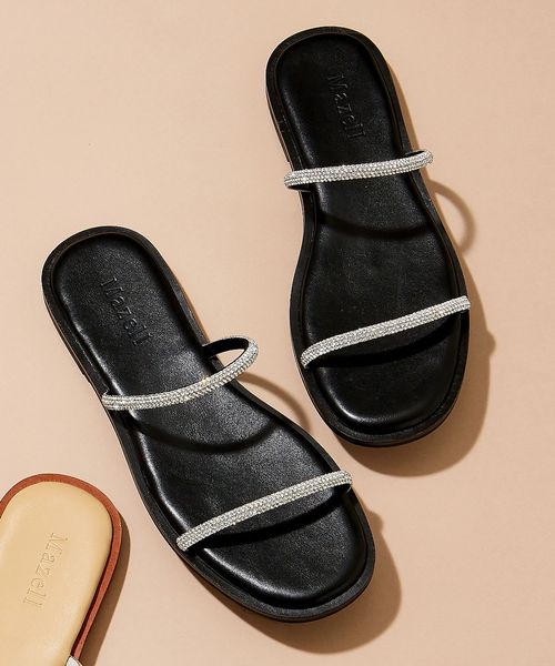 Mazell】グリッターフラットサンダル【WEB限定サイズ】 | [公式