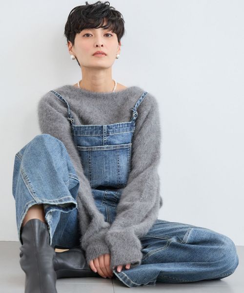 BARNYARDSTORM 【『VERY』YouTube紹介アイテム】デニムキャミサロペット / マシンウォッシャブル ブルー S ウィメンズボトムス バーンヤードストーム 495982 and ST アンドエスティ（旧ドットエスティ）