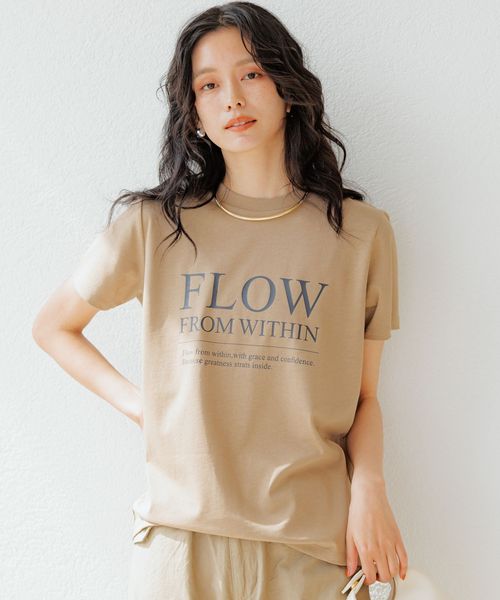 BARNYARDSTORM FLOWロゴT ブラウン FREE ウィメンズインナー バーンヤードストーム 499648 and ST アンドエスティ(旧ドットエスティ) BARNYARDSTORM FLOWロゴT ブラウン FREE ウィメンズインナー バーンヤードストーム 499648 and ST アンドエスティ(旧ドットエスティ)