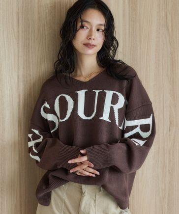 i.style closet」紹介アイテム】ビッグロゴVネックニット【WEB限定