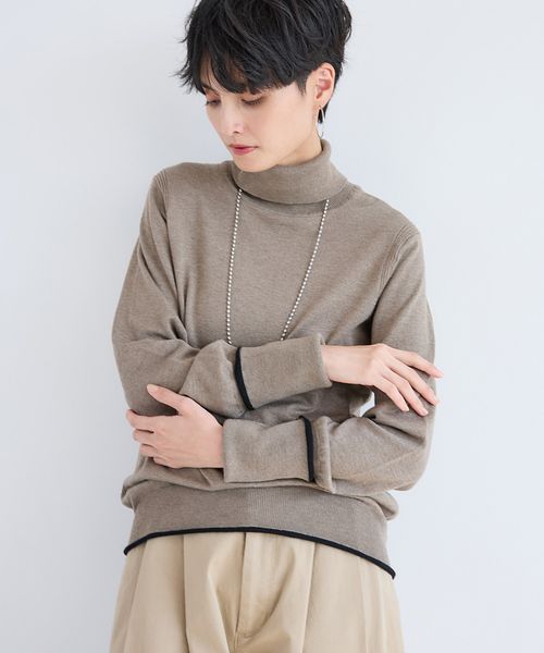 BARNYARDSTORM タートルスリットニット/ ハンドウォッシャブル【WEB限定カラー】 ブロンズ S ウィメンズインナー バーンヤードストーム 590079 and ST アンドエスティ(旧ドットエスティ) BARNYARDSTORM タートルスリットニット/ ハンドウォッシャブル【WEB限定カラー】 ブロンズ S ウィメンズインナー バーンヤードストーム 590079 and ST アンドエスティ(旧ドットエスティ)
