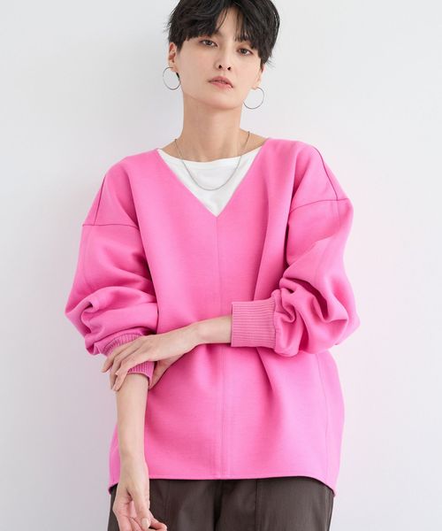 BARNYARDSTORM TRスムースVネックプルオーバー【「i. style closet」紹介アイテム】 ピンク M ウィメンズインナー バーンヤードストーム 594035 and ST アンドエスティ(旧ドットエスティ) BARNYARDSTORM TRスムースVネックプルオーバー【「i. style closet」紹介アイテム】 ピンク M ウィメンズインナー バーンヤードストーム 594035 and ST アンドエスティ(旧ドットエスティ)