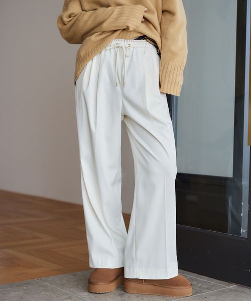 BARNYARDSTORM ウォームサテンワイドパンツ【「i. style closet」紹介アイテム】 ライトグレー M ウィメンズボトムス バーンヤードストーム 594043 and ST アンドエスティ(旧ドットエスティ) BARNYARDSTORM ウォームサテンワイドパンツ【「i. style closet」紹介アイテム】 ライトグレー M ウィメンズボトムス バーンヤードストーム 594043 and ST アンドエスティ(旧ドットエスティ)