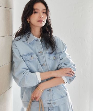 先行予約】カットデニムオーバージャケット / ハンドウォッシャブル