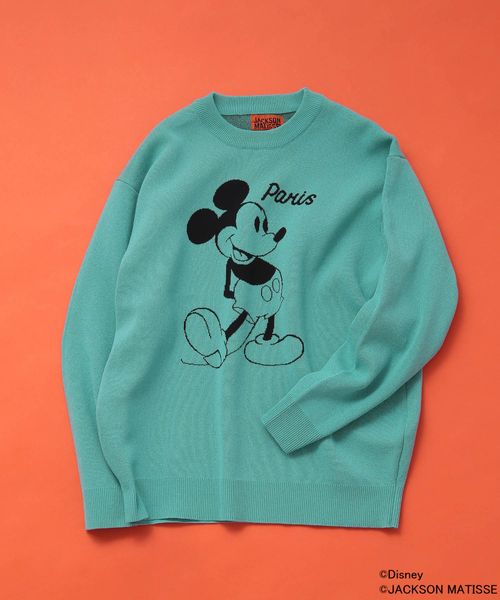 BAYFLOW 【JACKSON MATISSE×BAYFLOW】MICKEYジャガードニット ライトブルー FREE メンズインナー ベイフロー 106658 and ST アンドエスティ(旧ドットエスティ) BAYFLOW 【JACKSON MATISSE×BAYFLOW】MICKEYジャガードニット ライトブルー FREE メンズインナー ベイフロー 106658 and ST アンドエスティ(旧ドットエスティ)