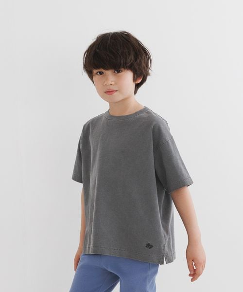 BAYFLOW ピグメント半袖Tシャツ(KIDS) チャコールグレー キッズ ベイフロー 114207 and ST アンドエスティ(旧ドットエスティ) BAYFLOW ピグメント半袖Tシャツ(KIDS) チャコールグレー キッズ ベイフロー 114207 and ST アンドエスティ(旧ドットエスティ)