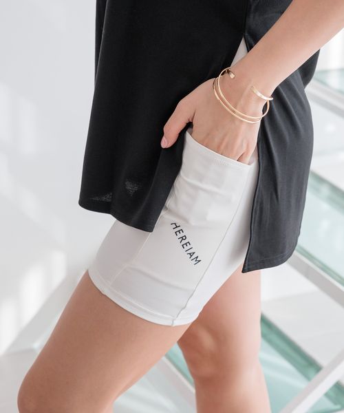 BAYFLOW 【HEREIAM】吸水速乾&UVカット/ショートレギンス(サイドポケット付) ライトグレー M アクティブ ベイフロー 114289 and ST アンドエスティ(旧ドットエスティ) BAYFLOW 【HEREIAM】吸水速乾&UVカット/ショートレギンス(サイドポケット付) ライトグレー M アクティブ ベイフロー 114289 and ST アンドエスティ(旧ドットエスティ)