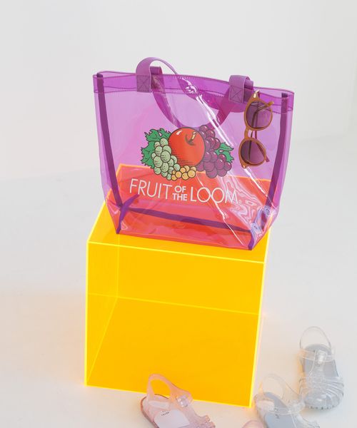 Fruit Of The Loom】別注クリアバッグ [28cm×35cm] (KIDS