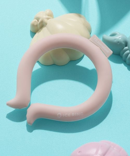 BAYFLOW [暑さ対策に！クールダウン]アイスリング（KIDS) ピンク FREE キッズ ベイフロー 123450 and ST アンドエスティ（旧ドットエスティ）