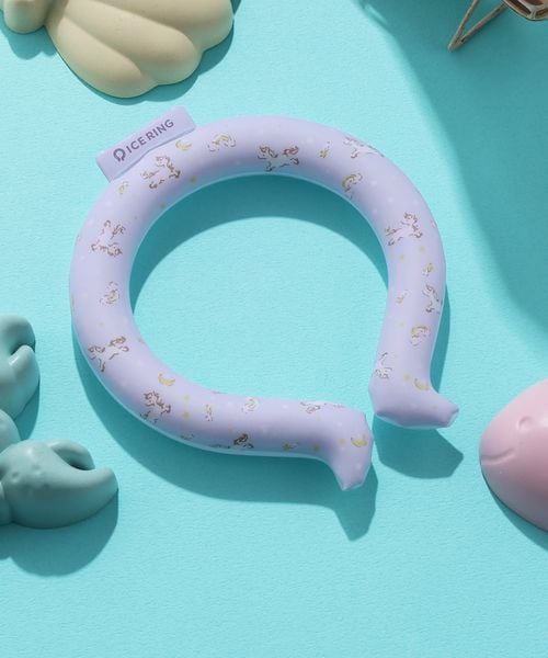 BAYFLOW [暑さ対策に！クールダウン]アイスリング（KIDS) パープル FREE キッズ ベイフロー 123450 and ST アンドエスティ（旧ドットエスティ）