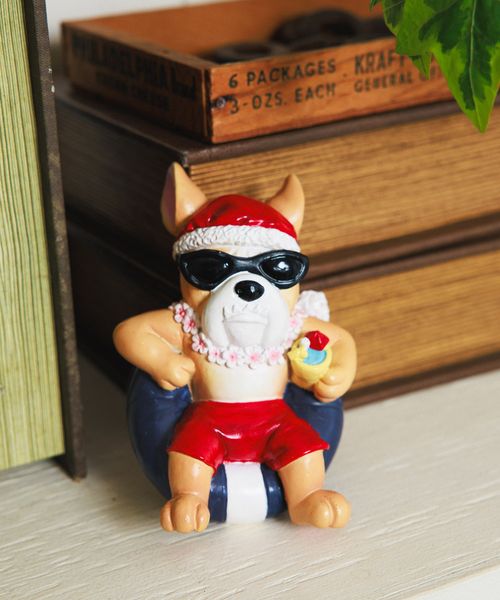 BAYFLOW ネコロブサンタオブジェ★2025X'mas★ シーズンアイテム ネイビー ベイフロー 127642 and ST アンドエスティ（旧ドットエスティ）