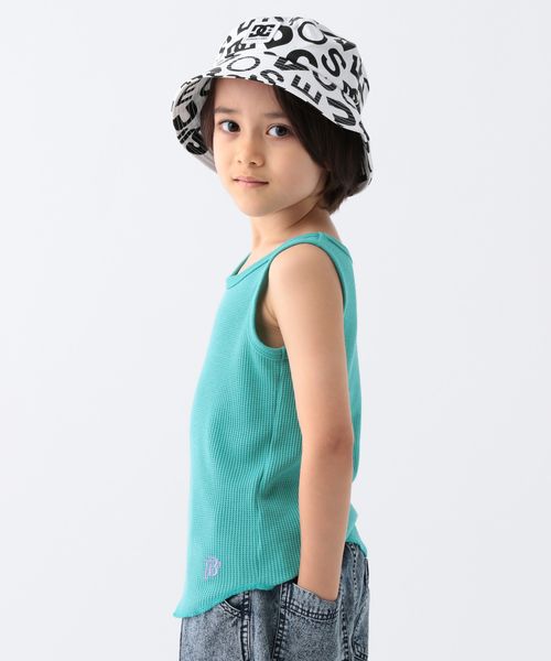 BAYFLOW ワッフルタンクトップ(KIDS) グリーン キッズ ベイフロー 130544 and ST アンドエスティ(旧ドットエスティ) BAYFLOW ワッフルタンクトップ(KIDS) グリーン キッズ ベイフロー 130544 and ST アンドエスティ(旧ドットエスティ)