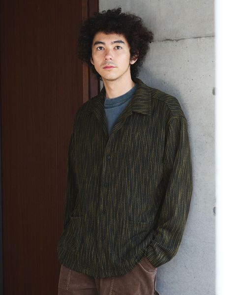 BAYFLOW パターンレース長袖シャツ カーキ M メンズインナー ベイフロー 130844 and ST アンドエスティ(旧ドットエスティ) BAYFLOW パターンレース長袖シャツ カーキ M メンズインナー ベイフロー 130844 and ST アンドエスティ(旧ドットエスティ)