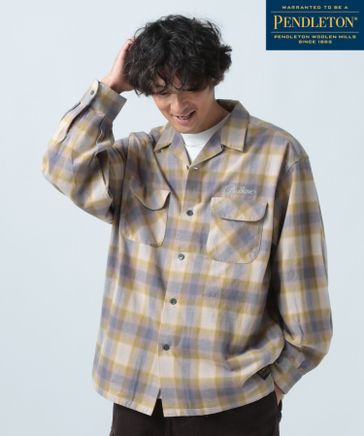 【PENDLETON(ペンドルトン)】別注オンブレオープンカラーシャツ | [公式]ベイフロー（BAYFLOW）通販