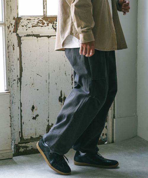 BAYFLOW カツラギパラシュートパンツ シルバー M メンズボトムス ベイフロー 142586 and ST アンドエスティ(旧ドットエスティ) BAYFLOW カツラギパラシュートパンツ シルバー M メンズボトムス ベイフロー 142586 and ST アンドエスティ(旧ドットエスティ)