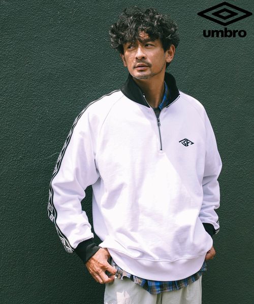 BAYFLOW 【UMBRO×BAYFLOW】オリジナルロゴハーフZIPプルオーバー ライトグレー M メンズインナー ベイフロー 144967 and ST アンドエスティ(旧ドットエスティ) BAYFLOW 【UMBRO×BAYFLOW】オリジナルロゴハーフZIPプルオーバー ライトグレー M メンズインナー ベイフロー 144967 and ST アンドエスティ(旧ドットエスティ)