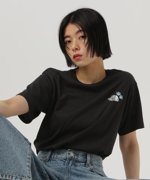BAYFLOW 【THE NORTH FACE(ザ・ノース・フェイス)】フラワーロゴT シルバー M ウィメンズインナー ベイフロー 147732 and ST アンドエスティ(旧ドットエスティ) BAYFLOW 【THE NORTH FACE(ザ・ノース・フェイス)】フラワーロゴT シルバー M ウィメンズインナー ベイフロー 147732 and ST アンドエスティ(旧ドットエスティ)