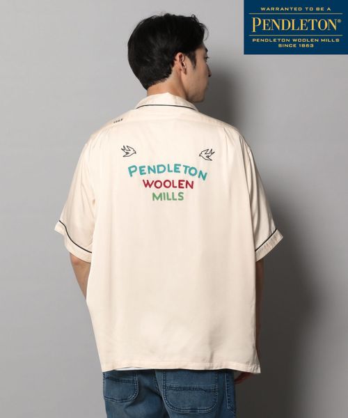 BAYFLOW 【PENDLETON(ペンドルトン)】エンブロイダリーレーヨンシャツ ライトグレー L メンズインナー ベイフロー 148630 and ST アンドエスティ(旧ドットエスティ) BAYFLOW 【PENDLETON(ペンドルトン)】エンブロイダリーレーヨンシャツ ライトグレー L メンズインナー ベイフロー 148630 and ST アンドエスティ(旧ドットエスティ)