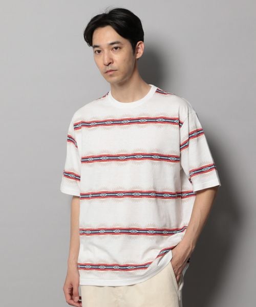 BAYFLOW 【PENDLETON(ペンドルトン)】ジャガードTシャツ ライトグレー L メンズインナー ベイフロー 148633 and ST アンドエスティ(旧ドットエスティ) BAYFLOW 【PENDLETON(ペンドルトン)】ジャガードTシャツ ライトグレー L メンズインナー ベイフロー 148633 and ST アンドエスティ(旧ドットエスティ)