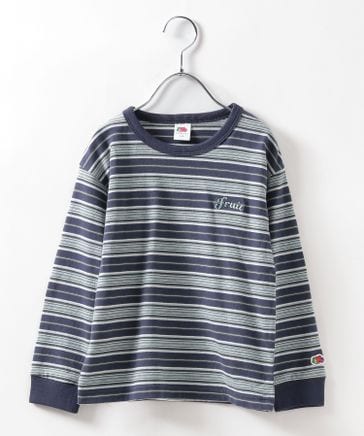 Fruit Of The Loom(フルーツオブザルーム)】別注マルチボーダーTシャツ  