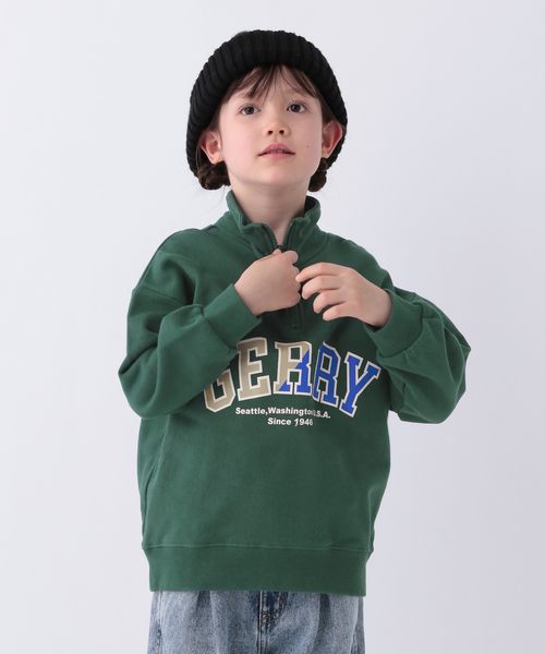 BAYFLOW 【GERRY(ジェリー)】別注ハーフジッププルオーバー(KIDS) グリーン キッズ ベイフロー 148805 and ST アンドエスティ(旧ドットエスティ) BAYFLOW 【GERRY(ジェリー)】別注ハーフジッププルオーバー(KIDS) グリーン キッズ ベイフロー 148805 and ST アンドエスティ(旧ドットエスティ)
