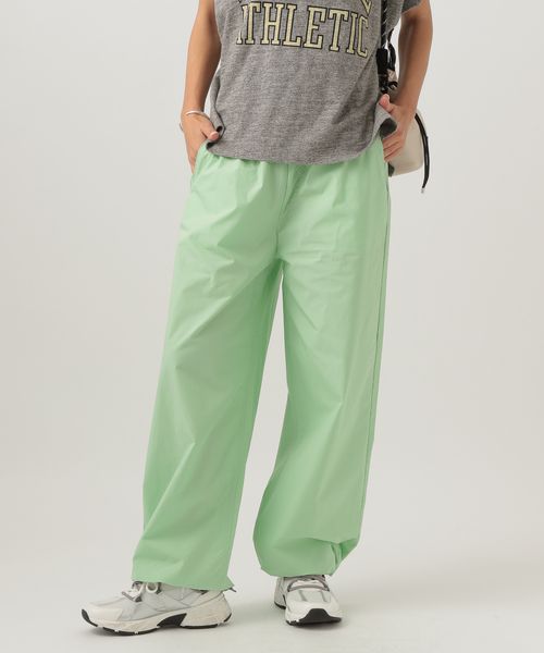 BAYFLOW 【Dickies(ディッキーズ)】リラックスパンツ グリーン M ウィメンズボトムス ベイフロー 152417 and ST アンドエスティ(旧ドットエスティ) BAYFLOW 【Dickies(ディッキーズ)】リラックスパンツ グリーン M ウィメンズボトムス ベイフロー 152417 and ST アンドエスティ(旧ドットエスティ)
