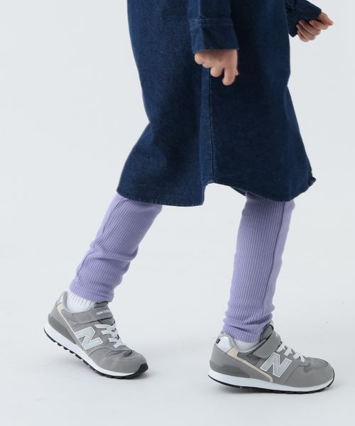 BAYFLOW ★プチプラ¥1790[着回し力抜群！] リブレギンス(KIDS) パープル キッズ ベイフロー 156576 and ST アンドエスティ（旧ドットエスティ）