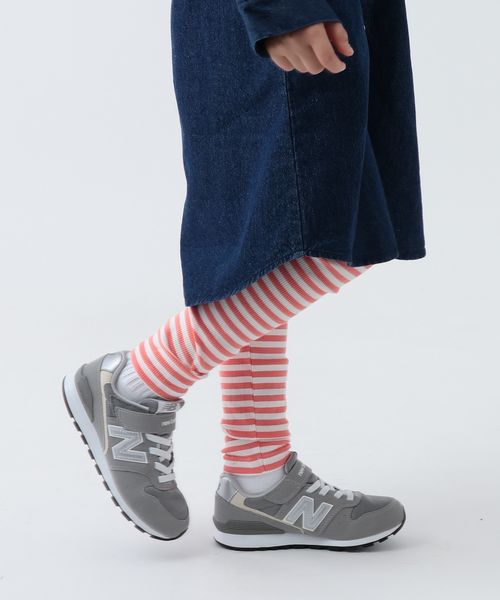 BAYFLOW ★プチプラ¥1790[シーズンレス♪]ボーダーリブレギンス(KIDS) ピンク キッズ ベイフロー 156578 and ST アンドエスティ（旧ドットエスティ）