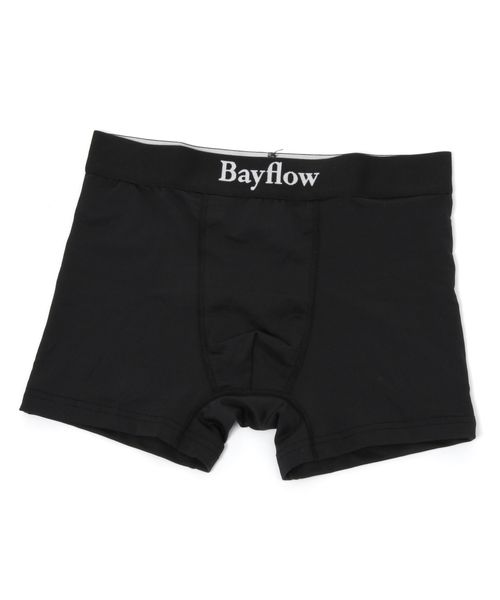 BAYFLOW ロゴリブボクサーパンツ シルバー L メンズグッズ ベイフロー 164170 and ST アンドエスティ(旧ドットエスティ) BAYFLOW ロゴリブボクサーパンツ シルバー L メンズグッズ ベイフロー 164170 and ST アンドエスティ(旧ドットエスティ)