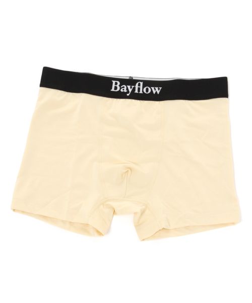 BAYFLOW ロゴリブボクサーパンツ イエロー L メンズグッズ ベイフロー 164170 and ST アンドエスティ(旧ドットエスティ) BAYFLOW ロゴリブボクサーパンツ イエロー L メンズグッズ ベイフロー 164170 and ST アンドエスティ(旧ドットエスティ)