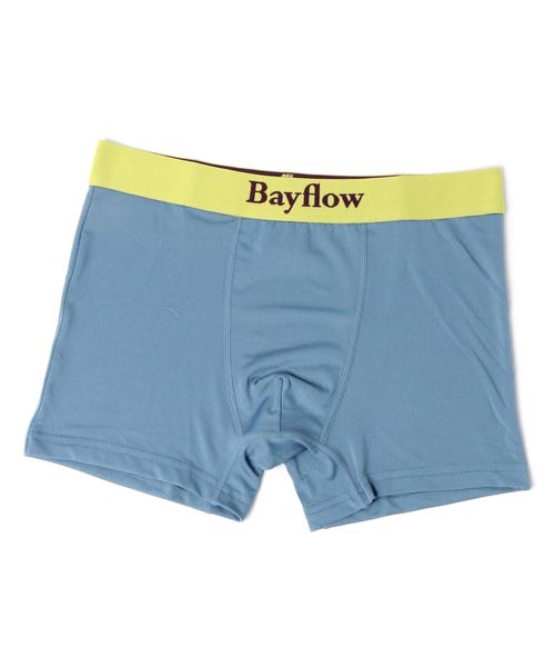 BAYFLOW ロゴリブボクサーパンツ ライトブルー L メンズグッズ ベイフロー 164170 and ST アンドエスティ(旧ドットエスティ) BAYFLOW ロゴリブボクサーパンツ ライトブルー L メンズグッズ ベイフロー 164170 and ST アンドエスティ(旧ドットエスティ)