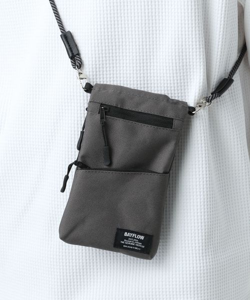 BAYFLOW フォンケースマルチショルダー チャコールグレー FREE メンズグッズ ベイフロー 191322 and ST アンドエスティ(旧ドットエスティ) BAYFLOW フォンケースマルチショルダー チャコールグレー FREE メンズグッズ ベイフロー 191322 and ST アンドエスティ(旧ドットエスティ)