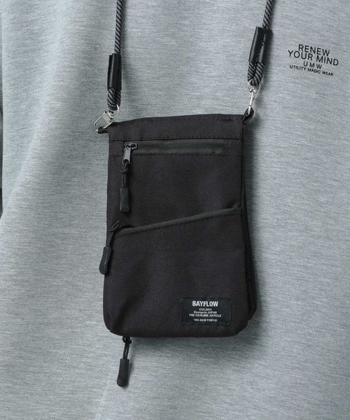BAYFLOW フォンケースマルチショルダー シルバー FREE メンズグッズ ベイフロー 191322 and ST アンドエスティ(旧ドットエスティ) BAYFLOW フォンケースマルチショルダー シルバー FREE メンズグッズ ベイフロー 191322 and ST アンドエスティ(旧ドットエスティ)