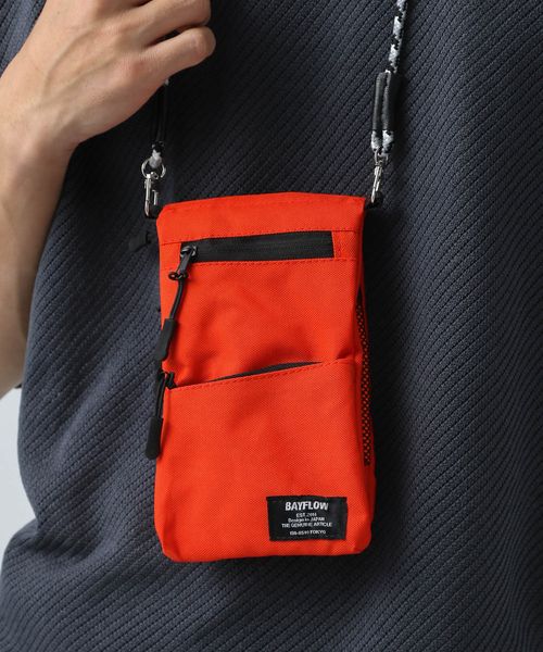 BAYFLOW フォンケースマルチショルダー オレンジ FREE メンズグッズ ベイフロー 191322 and ST アンドエスティ(旧ドットエスティ) BAYFLOW フォンケースマルチショルダー オレンジ FREE メンズグッズ ベイフロー 191322 and ST アンドエスティ(旧ドットエスティ)