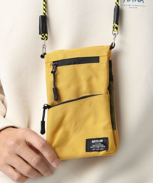 BAYFLOW フォンケースマルチショルダー イエロー FREE メンズグッズ ベイフロー 191322 and ST アンドエスティ(旧ドットエスティ) BAYFLOW フォンケースマルチショルダー イエロー FREE メンズグッズ ベイフロー 191322 and ST アンドエスティ(旧ドットエスティ)