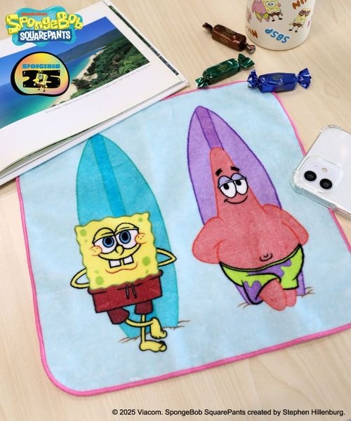 SpongeBob(スポンジ・ボブ)×BAYFLOW】タオルハンカチ | [公式 