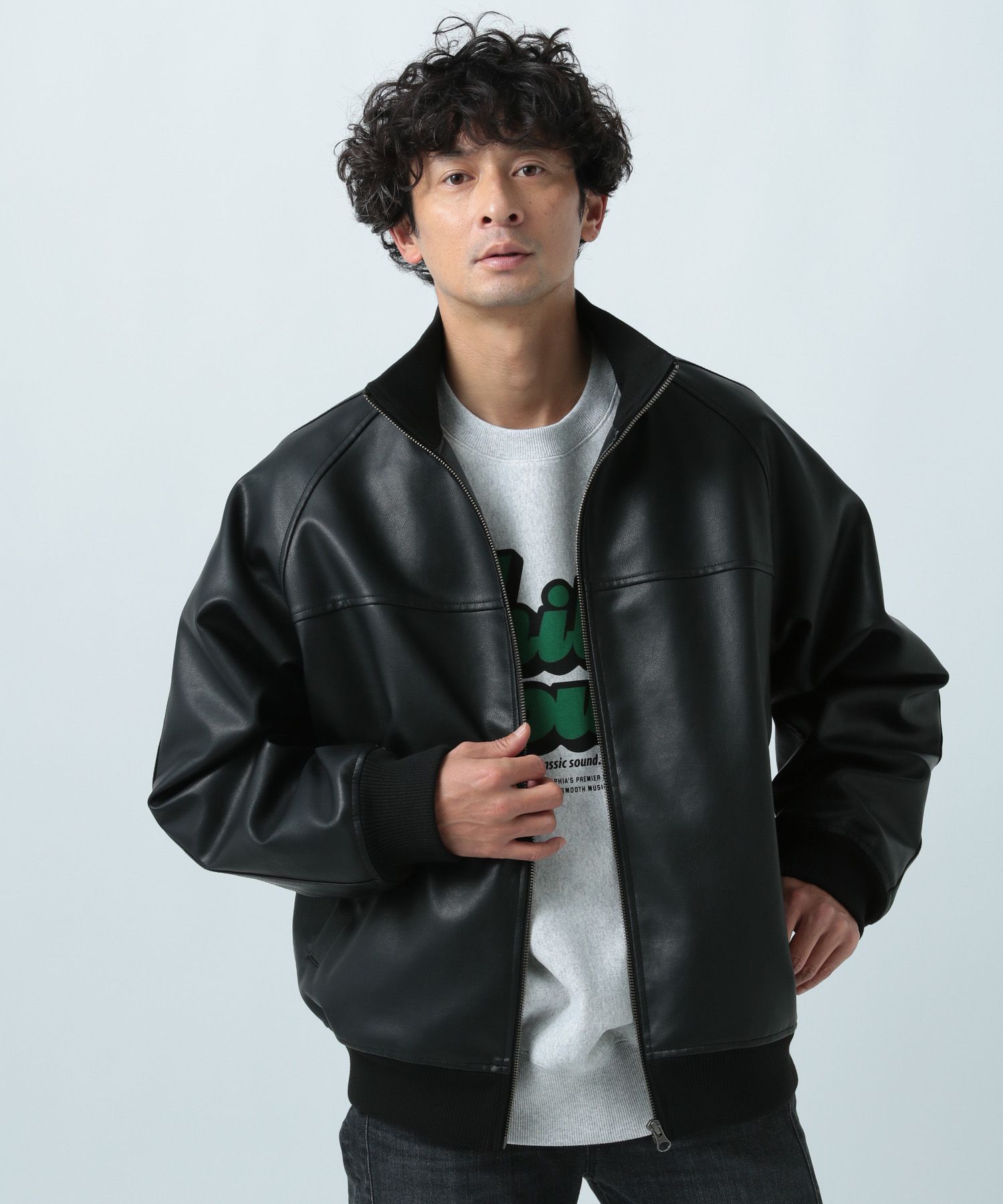 Peacemaker フェイクレザー ジャケット L フード付き - binnazeer.com