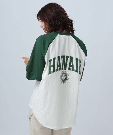 【UNIVERSITY OF HAWAII】ラグランTシャツ