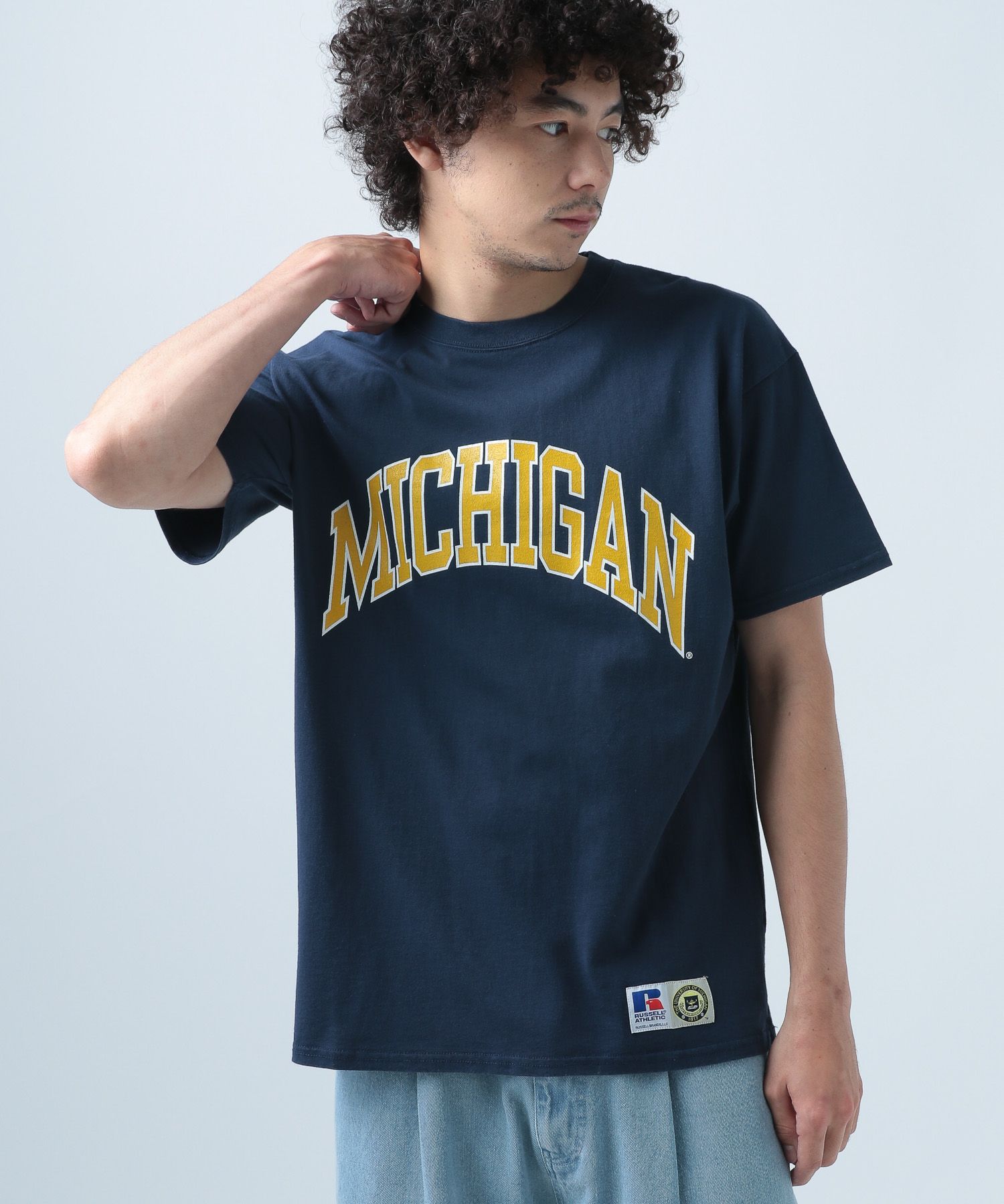 袖丈半袖vintage Russell athletic McDonald Tシャツ - Tシャツ