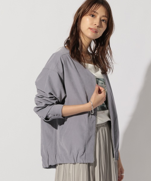 リバーシブルジップブルゾン S(2) ベイフロー リバーシブル ブルゾン