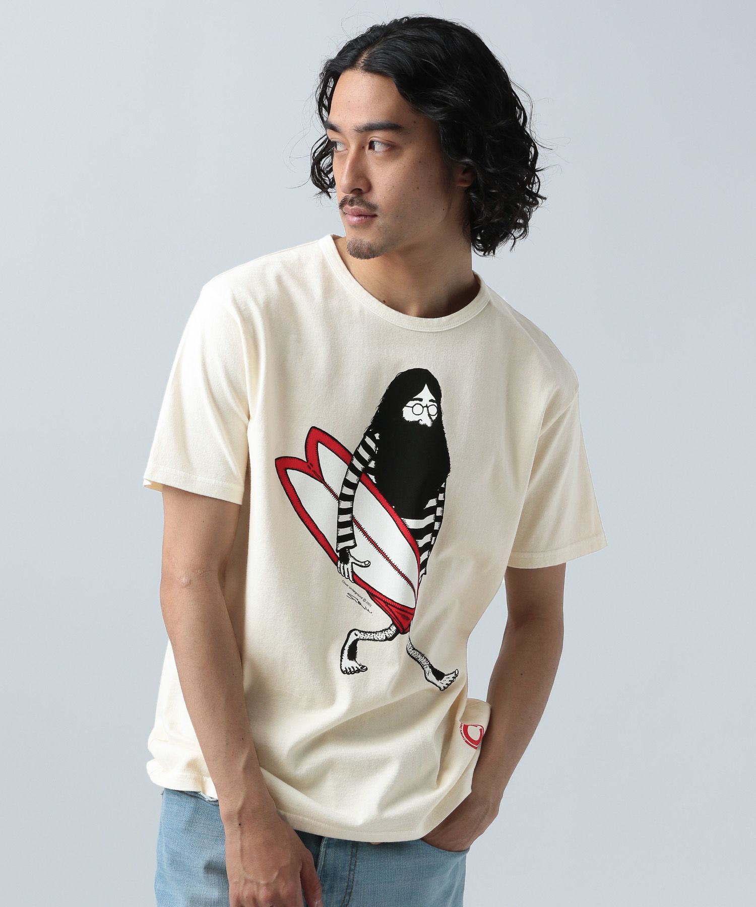 cloveru クローバル ７部袖 Tシャツ ショウさん デザインT L - Tシャツ